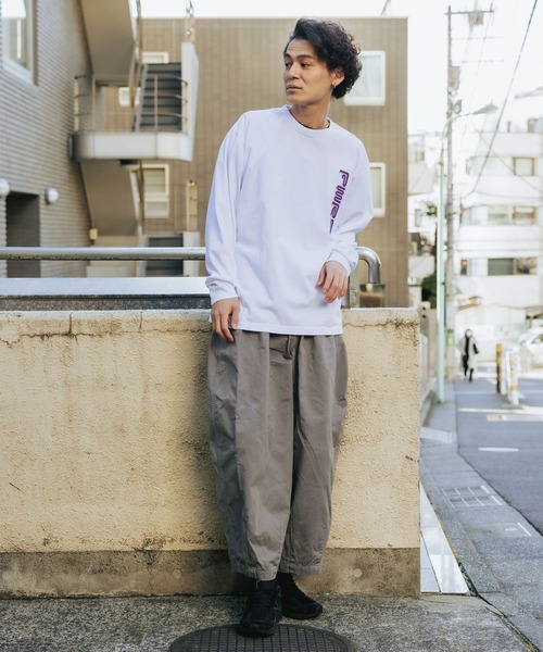 POWERS（パワーズ）の「POWERS/パワーズ PRAYPRAYPRAY LS TEE ロゴロンT ロングスリーブ ワンポイント 長袖（Tシャツ/カットソー・メンズ・パープル/ホワイト/グリーン・L/XL/M）」の20枚目の写真