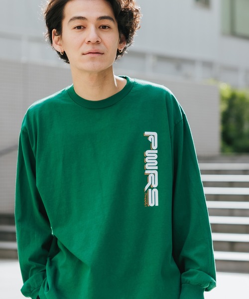 POWERS（パワーズ）の「POWERS/パワーズ PRAYPRAYPRAY LS TEE ロゴロンT ロングスリーブ ワンポイント 長袖（Tシャツ/カットソー・メンズ・パープル/ホワイト/グリーン・L/XL/M）」の14枚目の写真