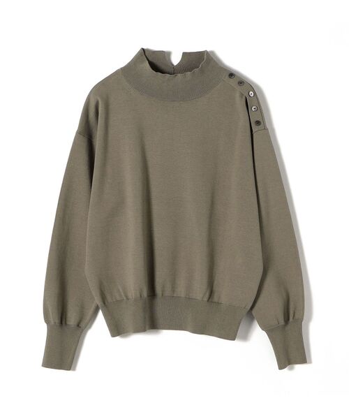 SHIPS（シップス）の「〈手洗い可能〉オーガニックコットンシルクハイネックプルオーバー（ニット/セーター・レディース・オレンジ/ライム/グレー系その他/オフホワイト・ONE SIZE）」の9枚目の写真