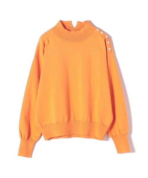 SHIPS（シップス）の「〈手洗い可能〉オーガニックコットンシルクハイネックプルオーバー（ニット/セーター・レディース・オレンジ/ライム/グレー系その他/オフホワイト・ONE SIZE）」の12枚目の写真