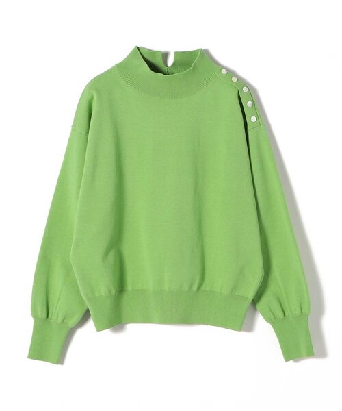 SHIPS（シップス）の「〈手洗い可能〉オーガニックコットンシルクハイネックプルオーバー（ニット/セーター・レディース・オレンジ/ライム/グレー系その他/オフホワイト・ONE SIZE）」の13枚目の写真