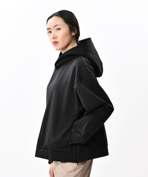 NEW BALANCE（ニューバランス）の「MET24 for Women HOODIE（パーカー・レディース・ライトピンク/ブラック/オフホワイト・LARGE/SMALL/MEDIUM）」の7枚目の写真