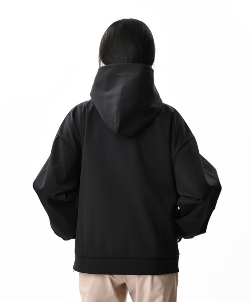 NEW BALANCE（ニューバランス）の「MET24 for Women HOODIE（パーカー・レディース・ライトピンク/ブラック/オフホワイト・LARGE/SMALL/MEDIUM）」の8枚目の写真