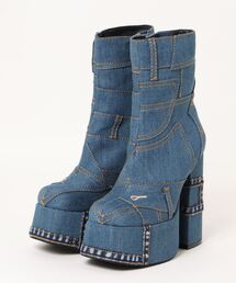 Jeffrey Campbell (ジェフリーキャンベル) デニムブーツ Jeffrey Campbell (ジェフリーキャンベル) デニムブーツ新品