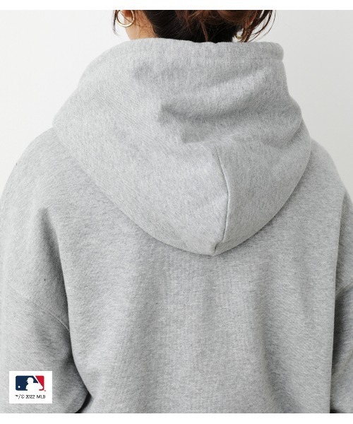 RODEO CROWNS WIDE BOWL（ロデオクラウンズワイドボウル）の「MLB TEAM スウェットパーカー（パーカー・レディース・ネイビー/杢グレー/グリーン・LARGE/MEDIUM）」の10枚目の写真