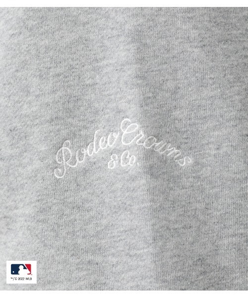 RODEO CROWNS WIDE BOWL（ロデオクラウンズワイドボウル）の「MLB TEAM スウェットパーカー（パーカー・レディース・ネイビー/杢グレー/グリーン・LARGE/MEDIUM）」の7枚目の写真