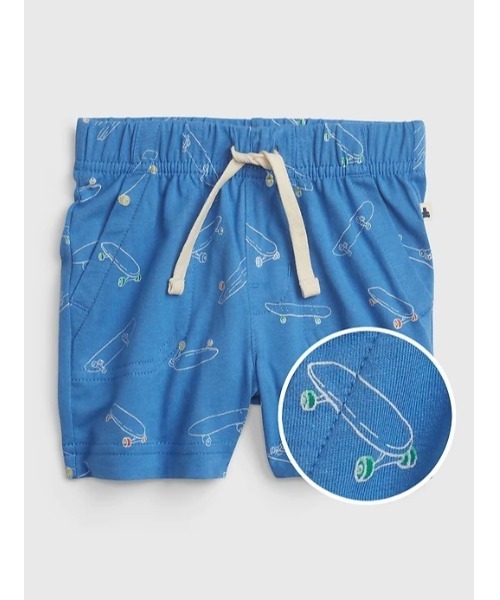 GAP（ギャップ）の「ブラナン フェイバリット プルオン ショートパンツ (ベビー)（その他パンツ・キッズ・グレー/ブルー/ブラック/その他・6-12M/12-18M/3-6M/18-24M）」の4枚目の写真