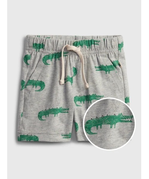 GAP（ギャップ）の「ブラナン フェイバリット プルオン ショートパンツ (ベビー)（その他パンツ・キッズ・グレー/ブルー/ブラック/その他・6-12M/12-18M/3-6M/18-24M）」の5枚目の写真