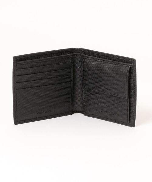 ARMANI EXCHANGE（アルマーニエクスチェンジ）の「A|X ロゴデザイン 2つ折りレザー財布（財布・メンズ・ブラック・F）」の4枚目の写真