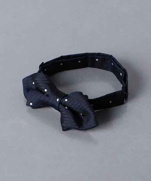 UNITED ARROWS(ユナイテッドアローズ)の「<UNITED ARROWS> サッカー ドット ボウタイ(蝶ネクタイ・メンズ・ベージュ/ネイビー・FREE)」の2枚目の写真