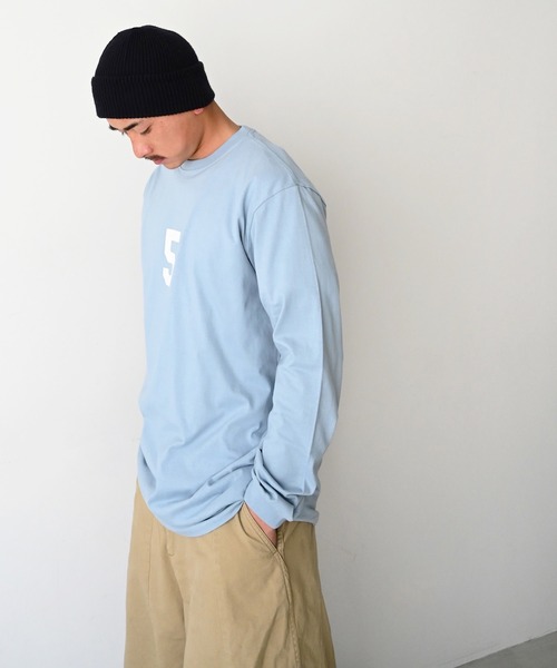 CANAL JEAN（キャナルジーン）の「1975 TOKYO(1975 トーキョー) "TEAM5"ロングTシャツ（Tシャツ/カットソー・レディース・ホワイト/ブラック/ブルー・LARGE/X-LARGE）」の16枚目の写真