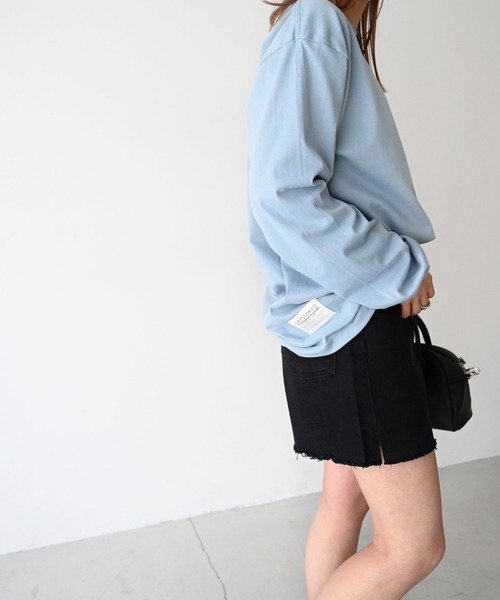 CANAL JEAN（キャナルジーン）の「1975 TOKYO(1975 トーキョー) "TEAM5"ロングTシャツ（Tシャツ/カットソー・レディース・ホワイト/ブラック/ブルー・LARGE/X-LARGE）」の15枚目の写真