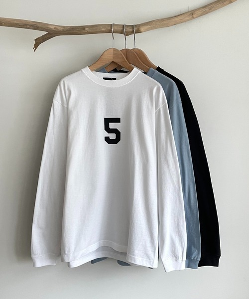 CANAL JEAN（キャナルジーン）の「1975 TOKYO(1975 トーキョー) "TEAM5"ロングTシャツ（Tシャツ/カットソー・レディース・ホワイト/ブラック/ブルー・LARGE/X-LARGE）」の19枚目の写真