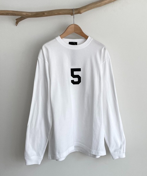 CANAL JEAN（キャナルジーン）の「1975 TOKYO(1975 トーキョー) "TEAM5"ロングTシャツ（Tシャツ/カットソー・レディース・ホワイト/ブラック/ブルー・LARGE/X-LARGE）」の20枚目の写真