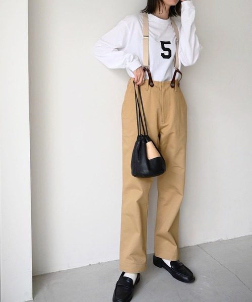 CANAL JEAN（キャナルジーン）の「1975 TOKYO(1975 トーキョー) "TEAM5"ロングTシャツ（Tシャツ/カットソー・レディース・ホワイト/ブラック/ブルー・LARGE/X-LARGE）」の6枚目の写真