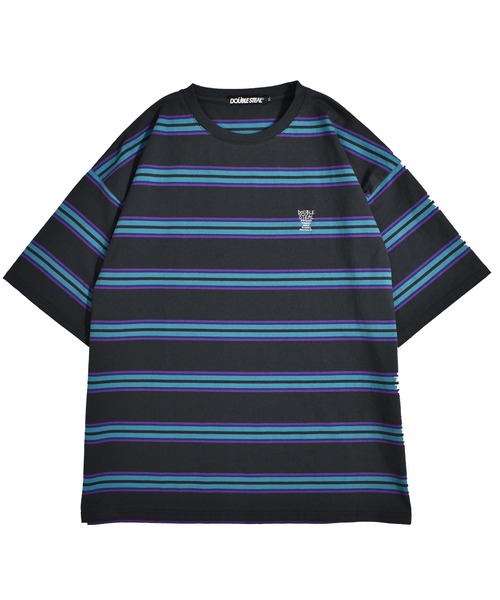 DOUBLE STEAL(ダブルスティール)の「DS Border Tシャツ(Tシャツ/カットソー・メンズ・ホワイト/チャコールグレー/ブラック/マスタード・MEDIUM/X-LARGE/LARGE)」の6枚目の写真