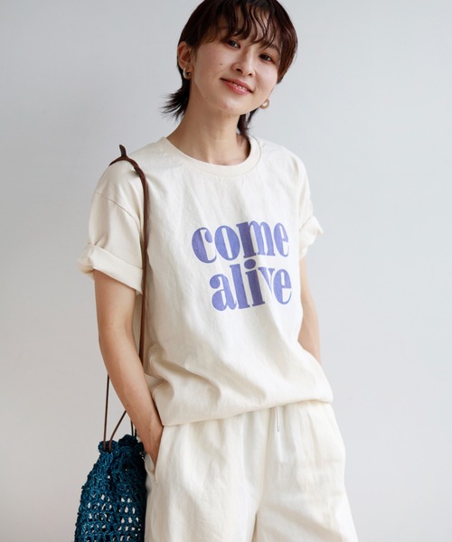 MIXTA（ミクスタ）の「別注【MIXTA/ミクスタ】*RELUME S/S TEE：Tシャツ（Tシャツ/カットソー・レディース・ホワイト/ブラック/ホワイト系その他/ブラック系その他・MEDIUM）」の3枚目の写真