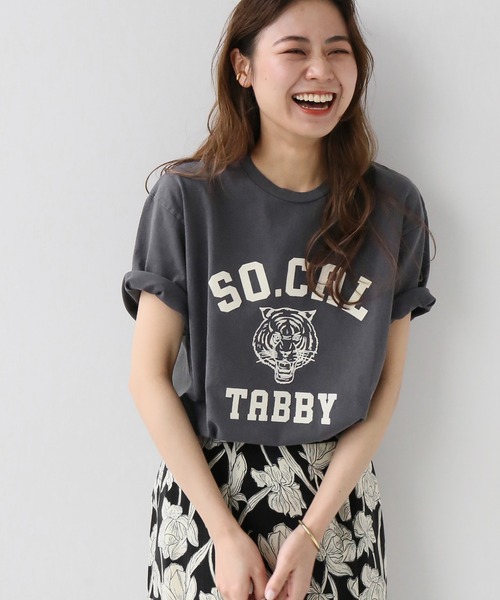 MIXTA（ミクスタ）の「別注【MIXTA/ミクスタ】*RELUME S/S TEE：Tシャツ（Tシャツ/カットソー・レディース・ホワイト/ブラック/ホワイト系その他/ブラック系その他・MEDIUM）」の4枚目の写真