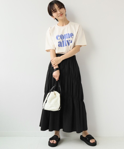 MIXTA（ミクスタ）の「別注【MIXTA/ミクスタ】*RELUME S/S TEE：Tシャツ（Tシャツ/カットソー・レディース・ホワイト/ブラック/ホワイト系その他/ブラック系その他・MEDIUM）」の17枚目の写真