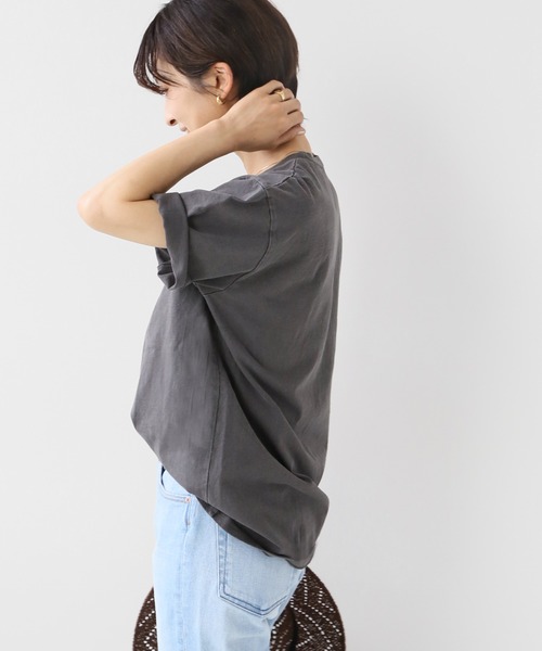 MIXTA（ミクスタ）の「別注【MIXTA/ミクスタ】*RELUME S/S TEE：Tシャツ（Tシャツ/カットソー・レディース・ホワイト/ブラック/ホワイト系その他/ブラック系その他・MEDIUM）」の7枚目の写真