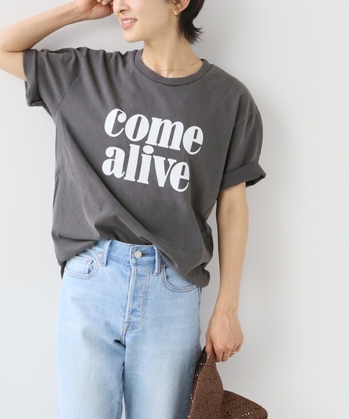 MIXTA（ミクスタ）の「別注【MIXTA/ミクスタ】*RELUME S/S TEE：Tシャツ（Tシャツ/カットソー・レディース・ホワイト/ブラック/ホワイト系その他/ブラック系その他・MEDIUM）」の9枚目の写真