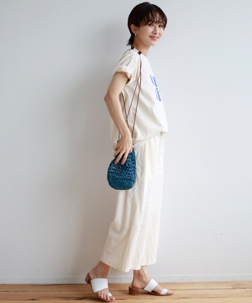 MIXTA（ミクスタ）の「別注【MIXTA/ミクスタ】*RELUME S/S TEE：Tシャツ（Tシャツ/カットソー・レディース・ホワイト/ブラック/ホワイト系その他/ブラック系その他・MEDIUM）」の12枚目の写真