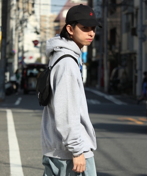 WILD THINGS（ワイルドシングス）の「【WILD THINGS/ワイルドシングス】ワンポイントロゴ ウエストバッグ（ボディバッグ/ウエストポーチ・メンズ・ホワイト/ベージュ/パープル/オリーブ/ターコイズブルー/オレンジ/マルチ/カモフラージュ/ブラック/グレー・FREE）」の13枚目の写真