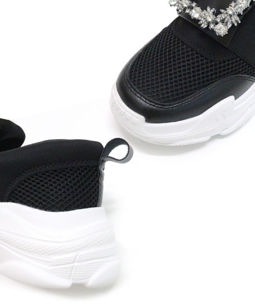 DONOBAN(ドノバン)の「ビジュウスニーカー(スニーカー・レディース・ブラック/ホワイト・M/L/S/LL)」の15枚目の写真