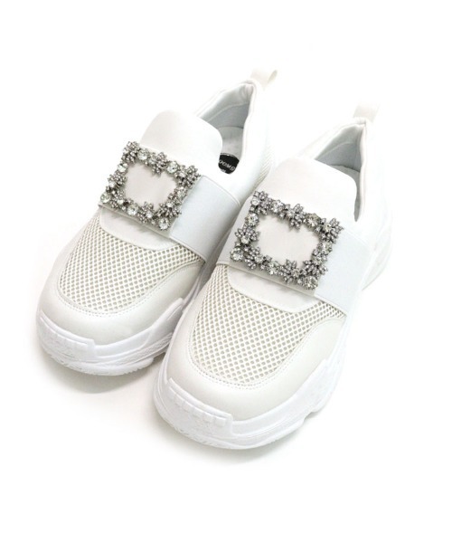 DONOBAN(ドノバン)の「ビジュウスニーカー(スニーカー・レディース・ブラック/ホワイト・M/L/S/LL)」の12枚目の写真