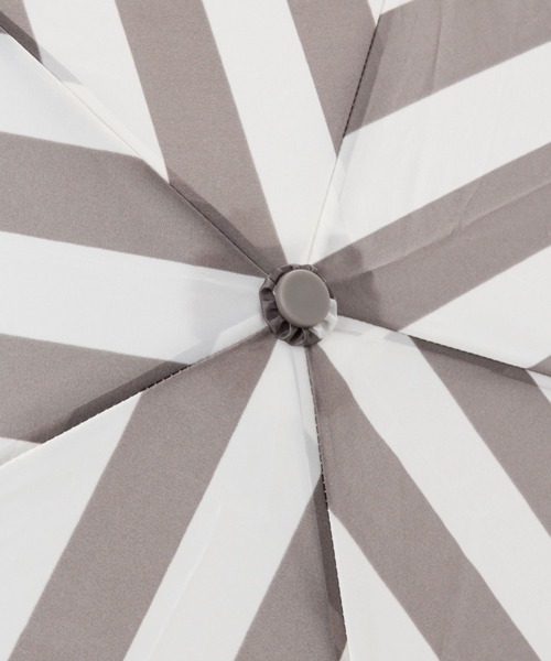 LAKOLE(ラコレ)の「【軽量】ストライプ折り畳み傘 / 258378(折りたたみ傘・レディース・イエロー/グレー/ネイビー/マスタード/チャコール/ベージュ/ライトグレー・FREE)」の22枚目の写真