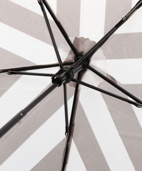 LAKOLE(ラコレ)の「【軽量】ストライプ折り畳み傘 / 258378(折りたたみ傘・レディース・イエロー/グレー/ネイビー/マスタード/チャコール/ベージュ/ライトグレー・FREE)」の20枚目の写真