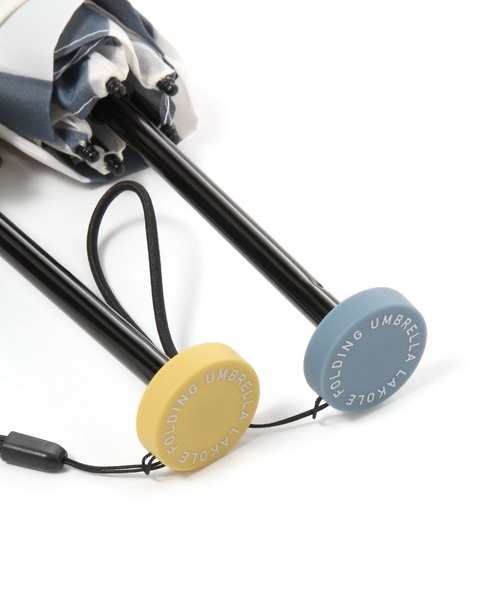 LAKOLE(ラコレ)の「【軽量】ストライプ折り畳み傘 / 258378(折りたたみ傘・レディース・イエロー/グレー/ネイビー/マスタード/チャコール/ベージュ/ライトグレー・FREE)」の19枚目の写真