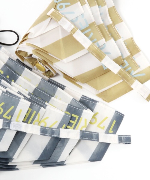 LAKOLE(ラコレ)の「【軽量】ストライプ折り畳み傘 / 258378(折りたたみ傘・レディース・イエロー/グレー/ネイビー/マスタード/チャコール/ベージュ/ライトグレー・FREE)」の16枚目の写真