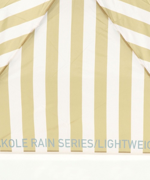LAKOLE（ラコレ）の「【軽量】ストライプ折り畳み傘 / 258378