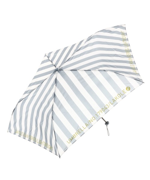 セール】【軽量】ストライプ折り畳み傘 / 258378（折りたたみ傘