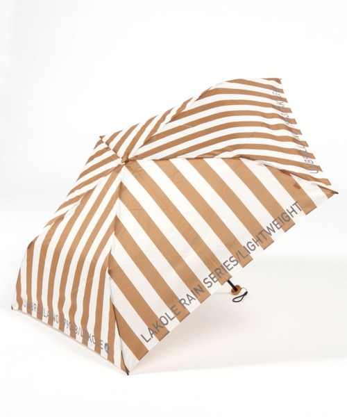 しる LAKOLE 折りたたみ傘 「軽量」ストライプ折り畳み傘 / 258378
