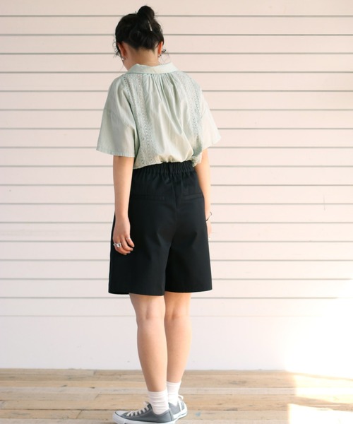 cepo(セポ)の「カイキンレースシャツ(シャツ/ブラウス・レディース・ブラック/ベージュ/グリーン/オレンジ・M)」の19枚目の写真