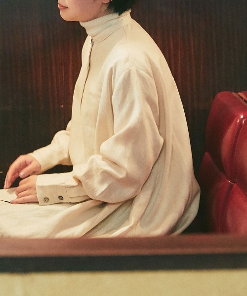 and R（アンドアール）の「リネンフレアワンピース（ワンピース・レディース・ベージュ/ネイビー/レッド・FREE）」の9枚目の写真