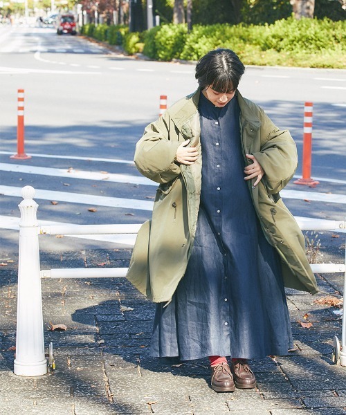 and R（アンドアール）の「リネンフレアワンピース（ワンピース・レディース・ベージュ/ネイビー/レッド・FREE）」の19枚目の写真