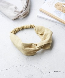 ROPE' PICNIC | リネンミックスヘアターバン(ヘアバンド)