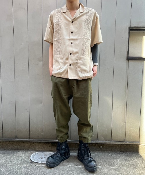 AZIONE（アジオネ）の「AZIONE/アジオネ/MV サマーファブリックジョガーパンツ（その他パンツ・メンズ・ブラック/ダークグリーン/カーキ/A/B・MEDIUM/X-LARGE/LARGE）」の12枚目の写真