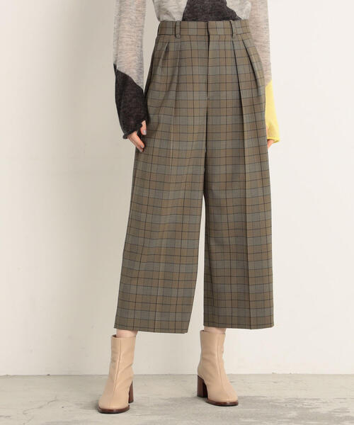 MACPHEE(マカフィー)の「ストレッチポプリン 2タッククロップドパンツ(その他パンツ・レディース・ネイビー/ブラウン系その他・32/34/36)」の4枚目の写真