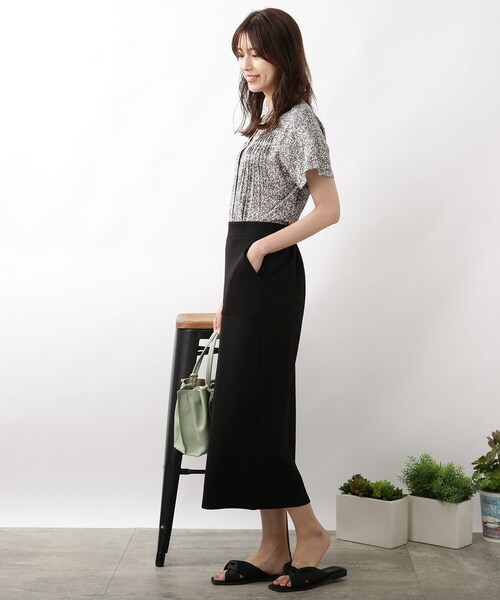 DRESKIP(ドレスキップ)の「◆ダンボ-ルニットナロ-スカート(スカート・レディース・ライトグレー/ピンク系/ブラック・03/02/04)」の20枚目の写真