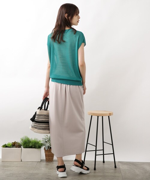 DRESKIP(ドレスキップ)の「◆ダンボ-ルニットナロ-スカート(スカート・レディース・ライトグレー/ピンク系/ブラック・03/02/04)」の22枚目の写真