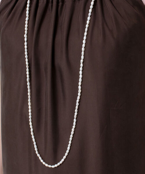 NOLLEY’S（ノーリーズ）の「淡水パールロングネックレス 110cm（ネックレス・レディース・オフホワイト・FREE）」の7枚目の写真