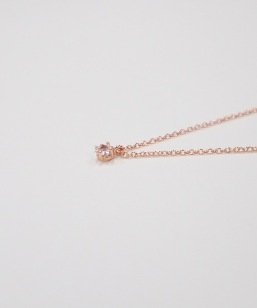 ALWAYS GOOD TIME（オルウェイズグッドタイム）の「シルバー925　シンプルストーンネックレス　モアサナイト（ネックレス・レディース・ピンク系その他/シルバー系その他/ゴールド系その他/シルバー/ゴールド/シルバー系その他2/ピンク/ゴールド系その他2/ピンク系その他2・FREE）」の13枚目の写真