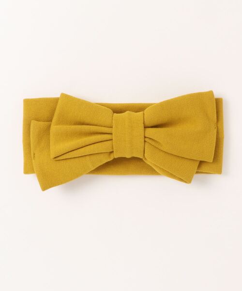 Three Four Time（ｽﾘｰﾌｫｰﾀｲﾑ）の「ダブルリボンターバン（ヘアバンド・レディース・レッド/マスタード/ブラック/グリーン・FREE）」の11枚目の写真