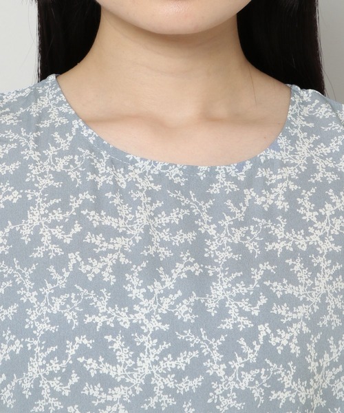 ALAND(エーランド)の「3.3Field Trip/SELF TIE WAISTワンピース 2299892(ワンピース・レディース・ライトブルー/ベージュ・FREE)」の14枚目の写真