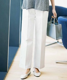 IEDIT | 防透け・吸汗速乾・ＵＶカットがうれしい　こなれニュアンスホワイトの美脚リネンミックスパンツ〈エクリュホワイト〉(その他パンツ)