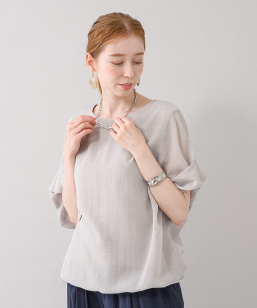 CLOCHE（クロシェ）の「cloche 裾バルーンプルオーバー（Tシャツ